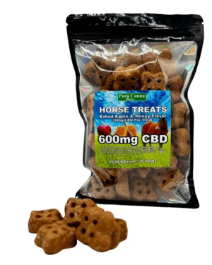 CBD horse treats by Pure Canna Organics. Buy cbd treats for horses, home grown hemp products.