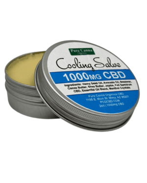 cbd balm for cooling by pure canna organics