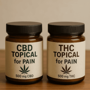cbd thc topicals for pain